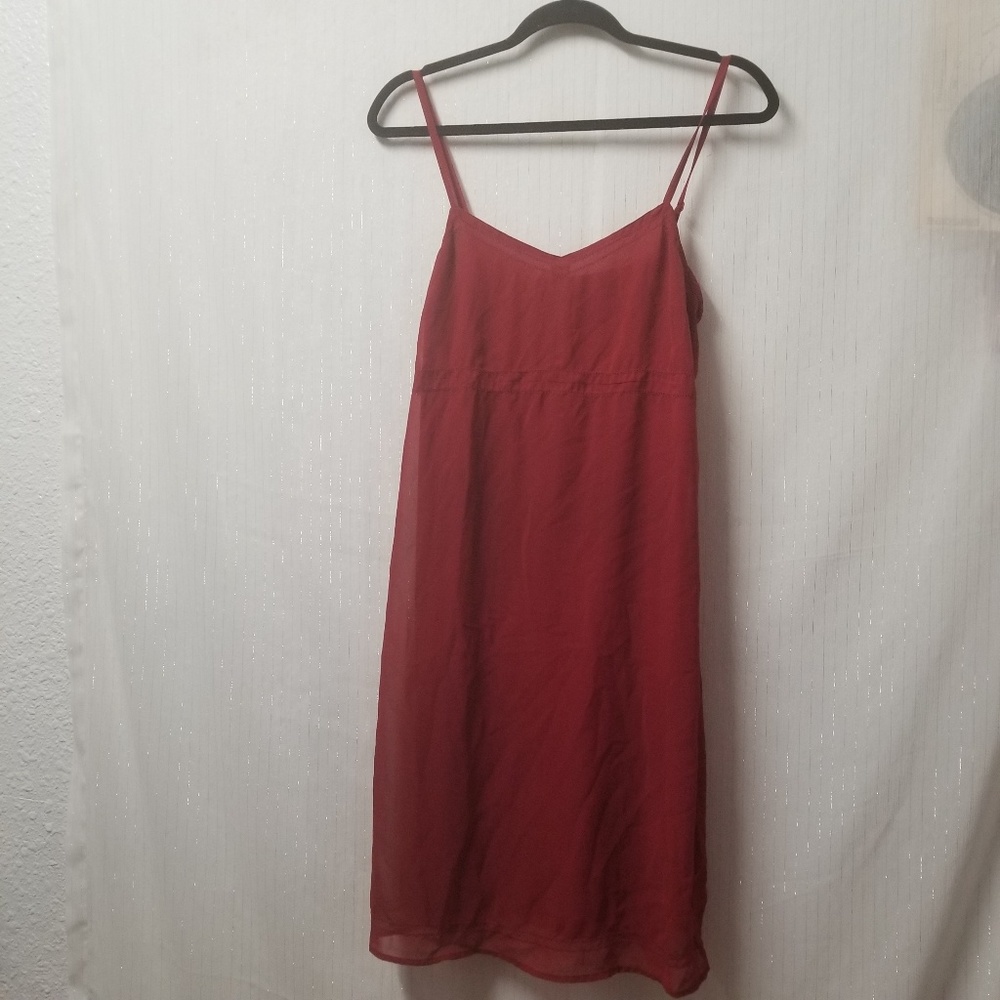 Vintage Express Women's Red Spaghetti Strap Dress